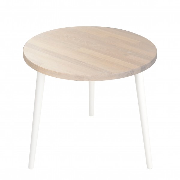 Round table made of solid oak - 1