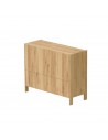 Modern oak chest of drawers, simple chest of drawers BÓN 2D 2SZ - 1