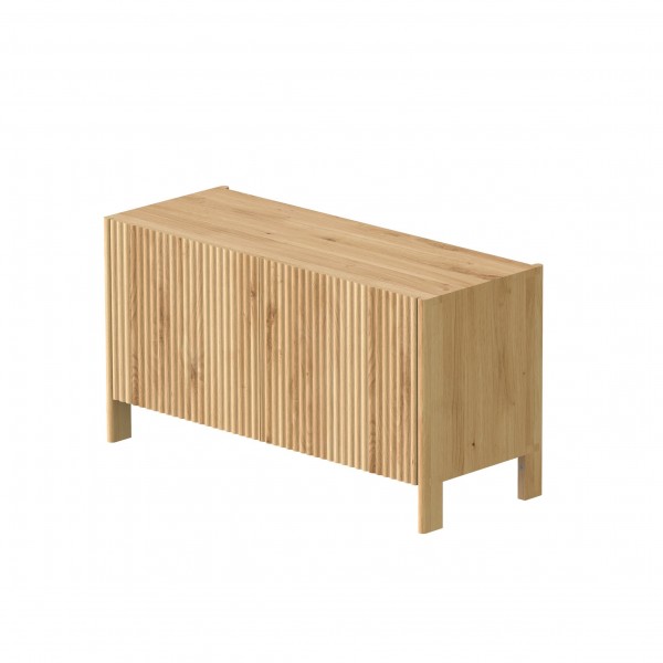 Modern oak chest of drawers. Simple chest of drawers 2D - 1