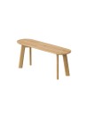 Elegante Sitzbank BÓN aus massiver Natureiche, lackiert - 1