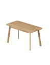 Schreibtisch aus Eiche mit Schublade - 1