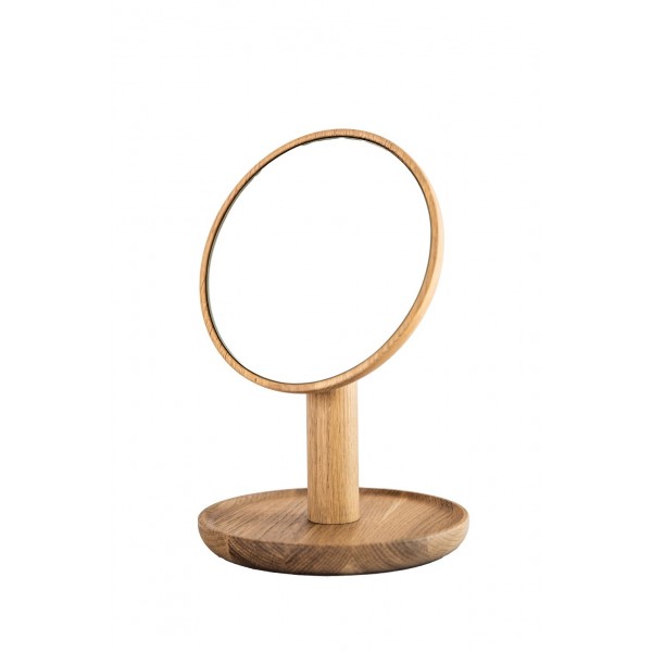 Wooden mirror with a stand BÓN - 1