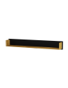 Black BOX hanging shelf with wood - 1