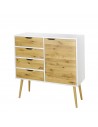 Chest of drawers BOX, 1-door, 4-drawers - 1