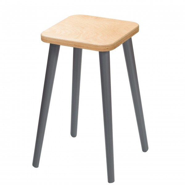 Square plywood stool - 59