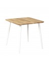Solid oak square table - 46