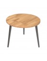 Round table made of solid oak - 12